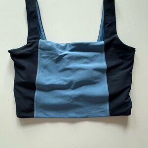 Abercrombie & Fitch Blue and Navy Sports Bra